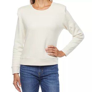 a.n.a | Women's Birch Crew Neck Long Sleeve Sweatshirt Medium